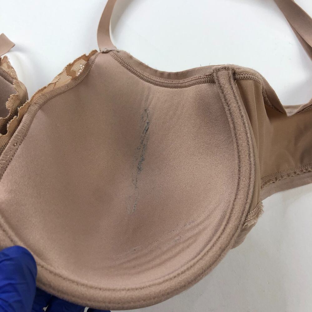 Natori Bra 34D T Shirt Refined Contour Underwired Lace Strap Brown 7313219 - Picture 7 of 13